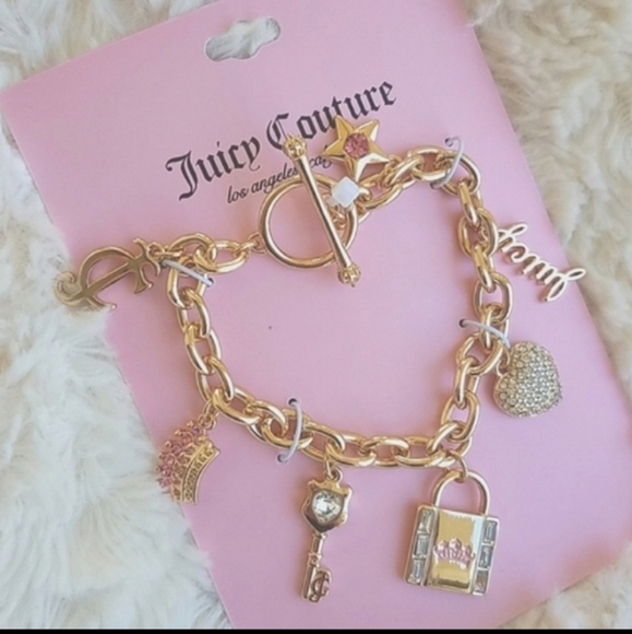 Juicy Couture Jewelry - JUICY 💕✨️💛COUTURE  CHARM BRACELET 💕✨️💛